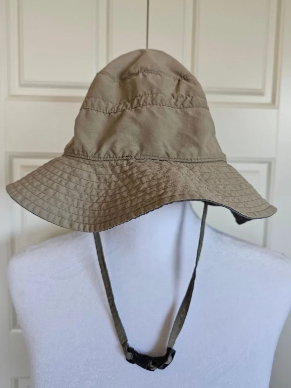 REI Kids 7-14Y Sun Hat Bucket Boonie Snap Brim Chin Strap